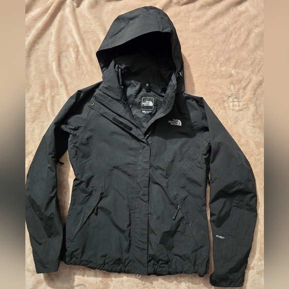 The North Face Waterproof Black Jacket Hyvent Size Medium